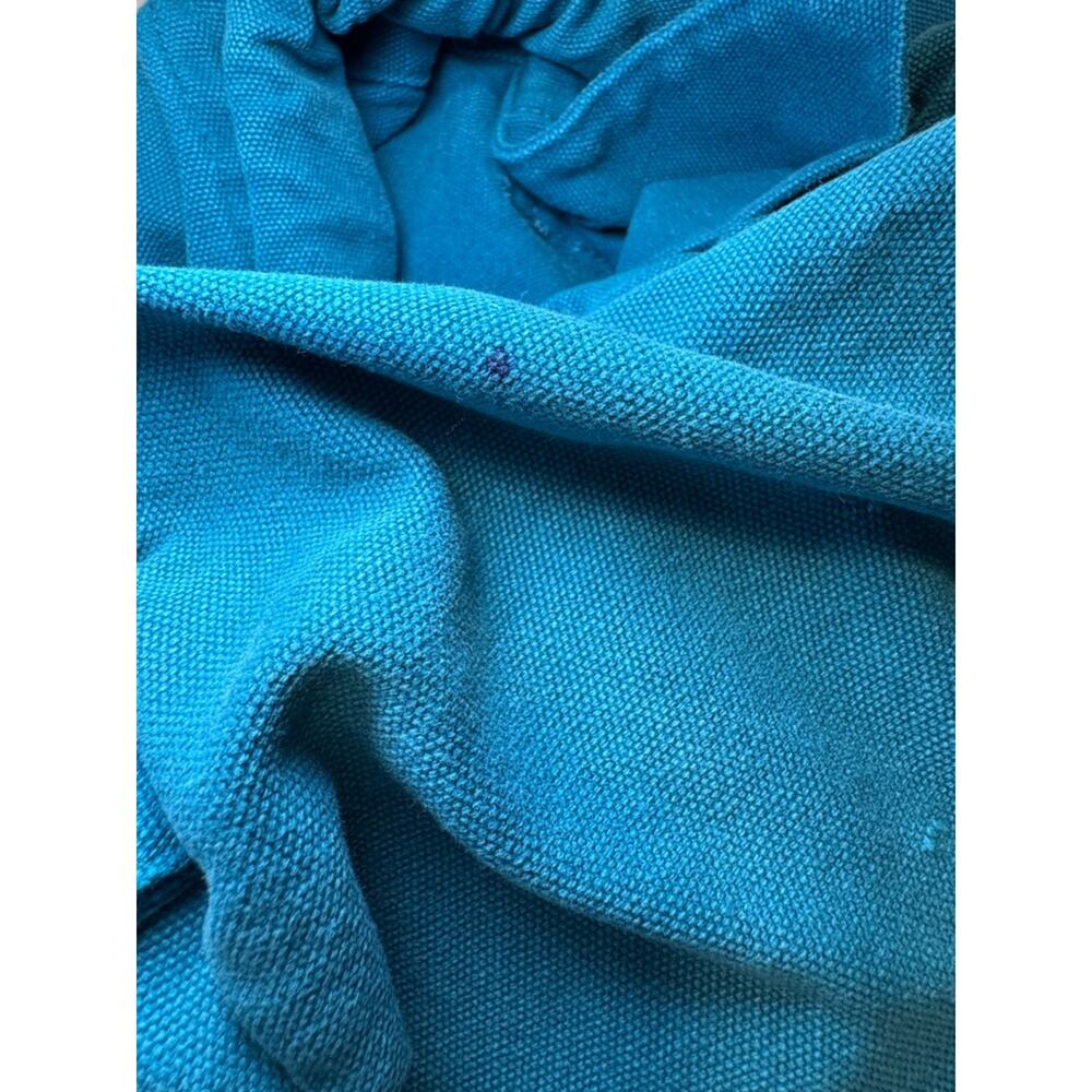 Baggu 100% recycled cotton Teal Canvas Drawstring Backpack - Women - Picture 8 of 15
